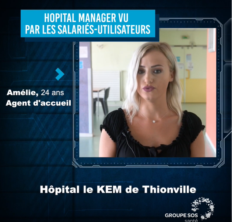 Amélie, agent d'accueil, nous parle du logiciel Hopital Manager de Softway Medical