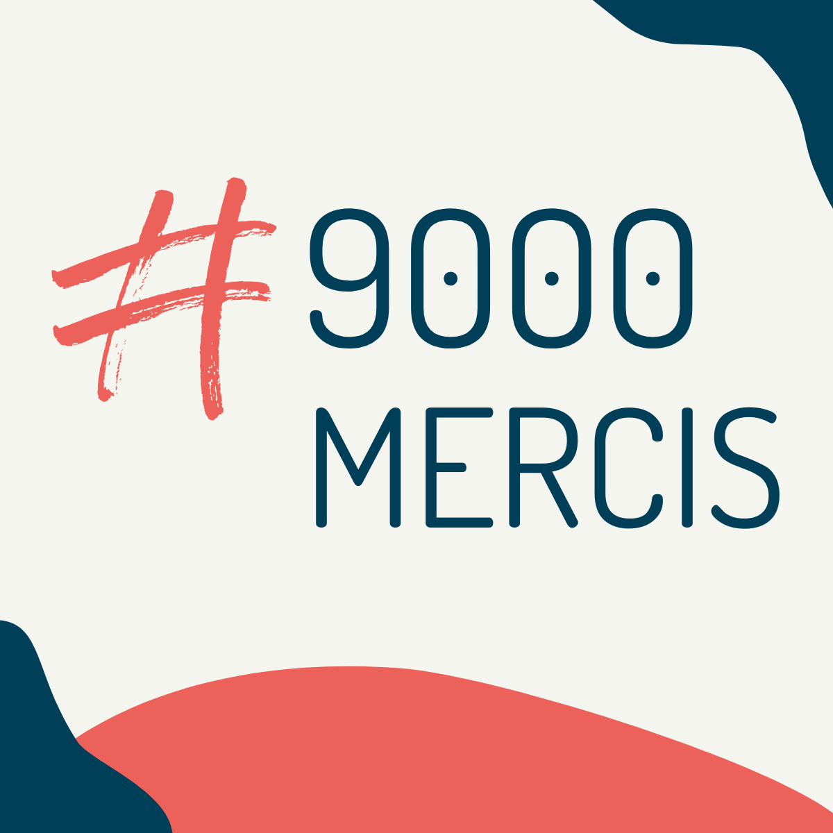 MERCI ! Vous êtes désormais 9000 à nous suivre sur LinkedIn