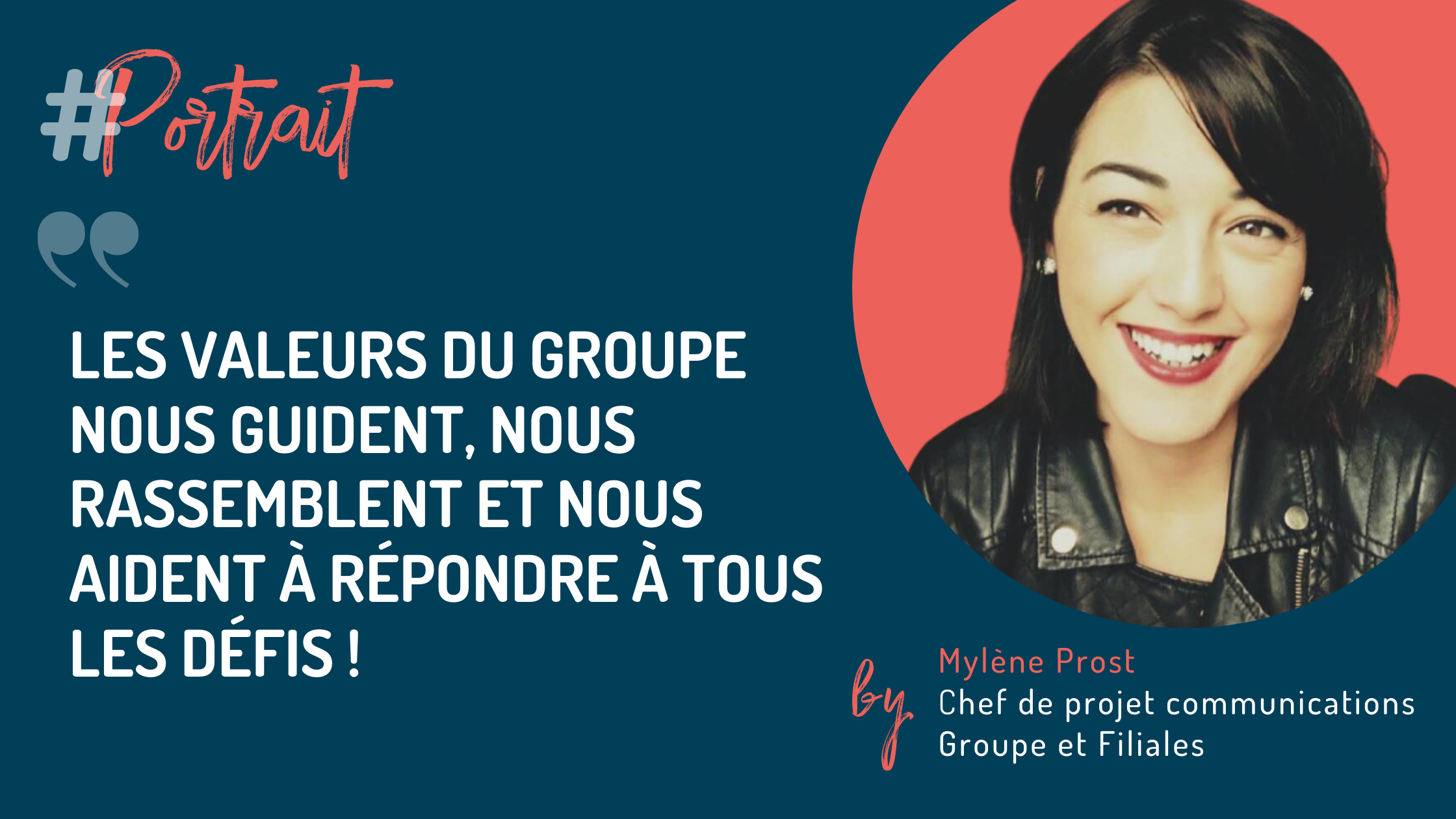 Mylène Prost, chef de projet communication Groupe et filiales