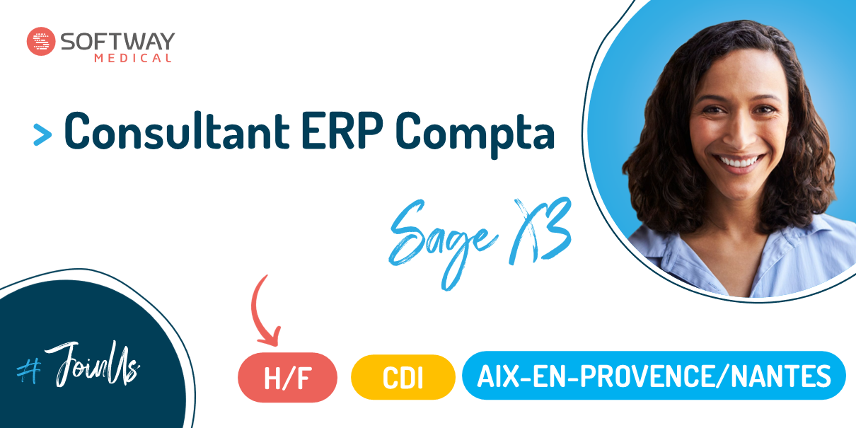 CONSULTANT ERP COMPTABILITE SAGE X3- H/F – Aix-En-Provence / Nantes