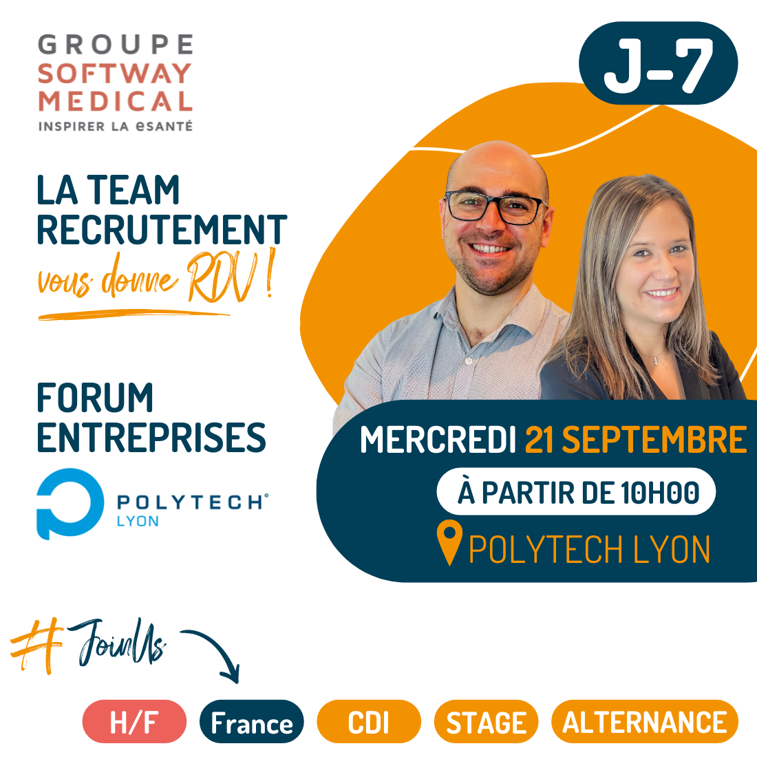 RDV au Forum Entreprises 2022 de Polytech Lyon