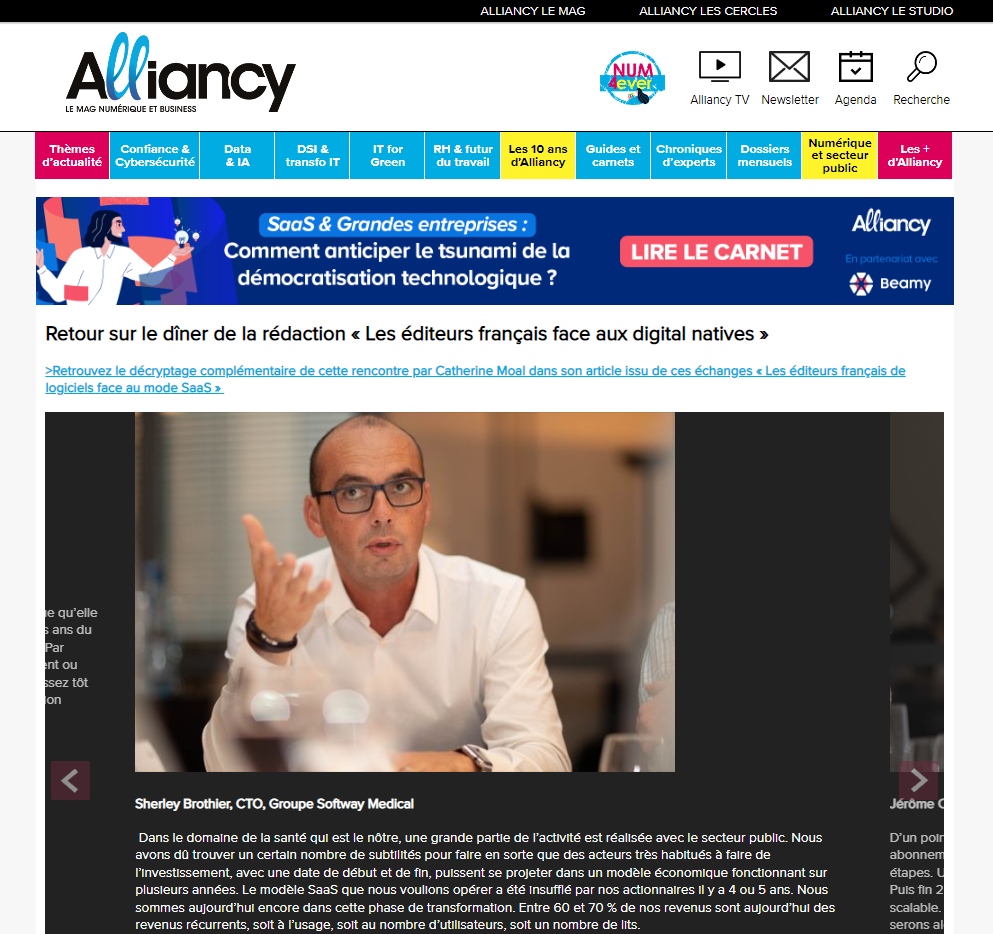 « Les éditeurs français face aux digital natives » : retour sur le dîner organisé par le magazine Alliancy.