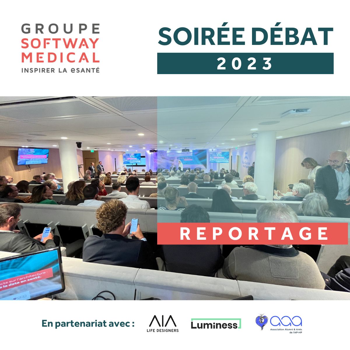 Soirée débat Softway Medical 2023 : Innovations en médecine & impacts sur l’architecture