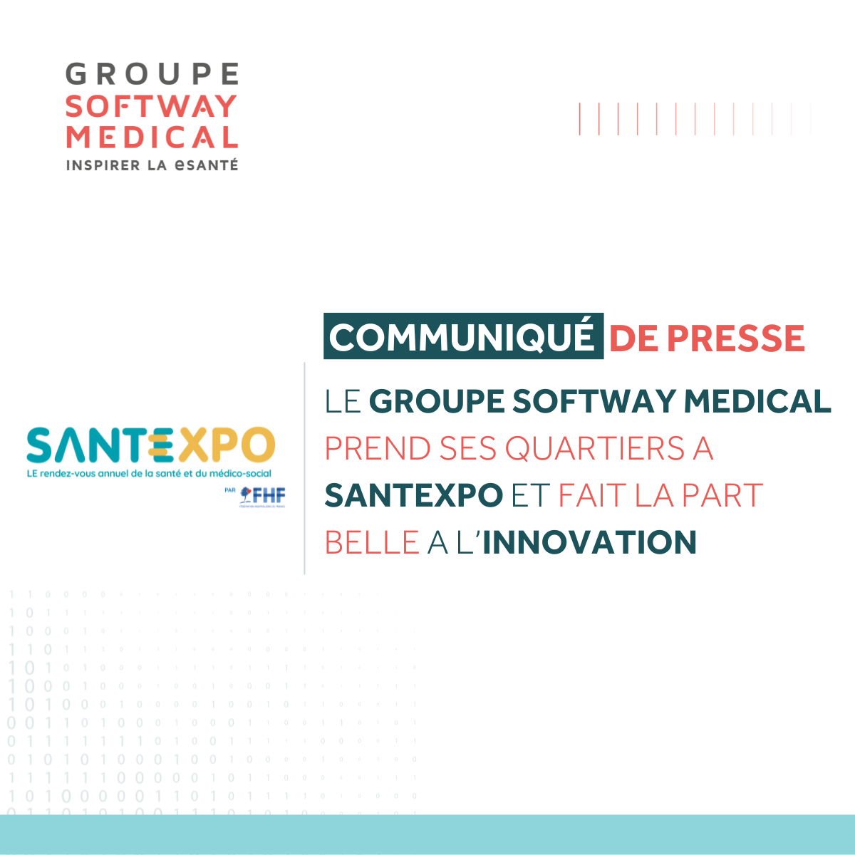 Le Groupe Softway Medical prend ses quartiers à SantExpo 2024